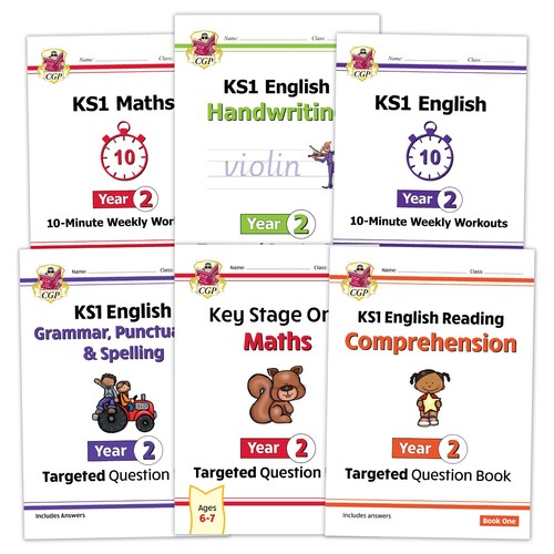 Cgp ks1 year - maths, english