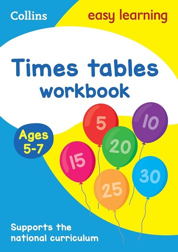 Times tables workbook ages - times,